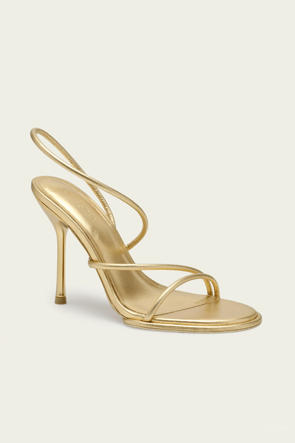 Candace Sandal in Brass - shop - olivia.com