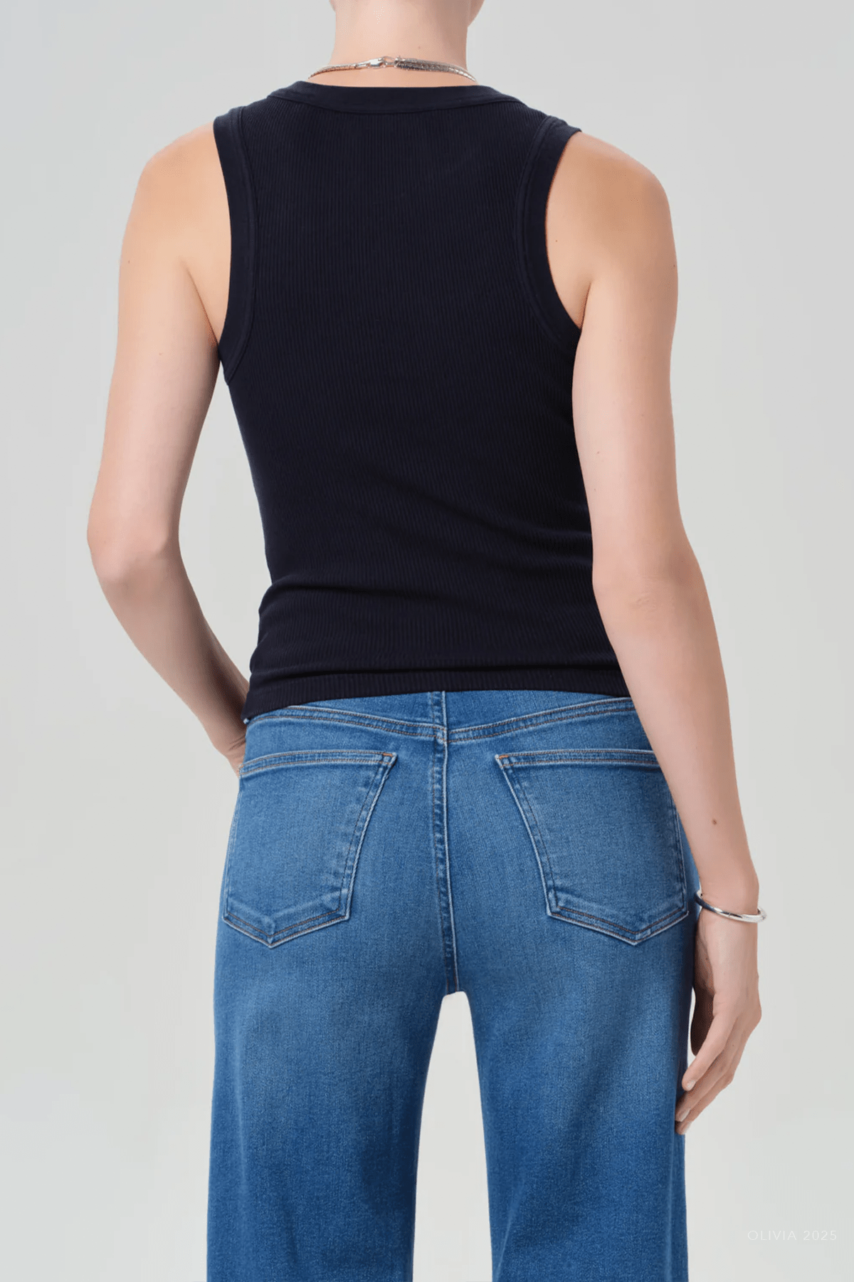 Caralyn Tank in Navy - shop - olivia.com