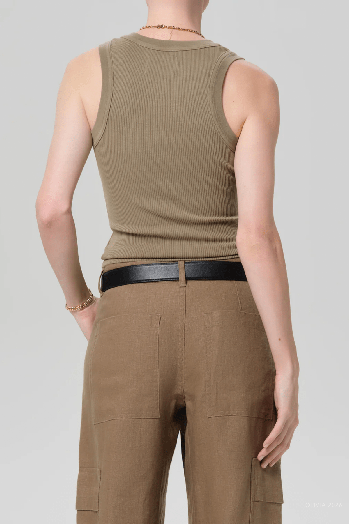 Caralyn Tank in Reservoir - shop - olivia.com