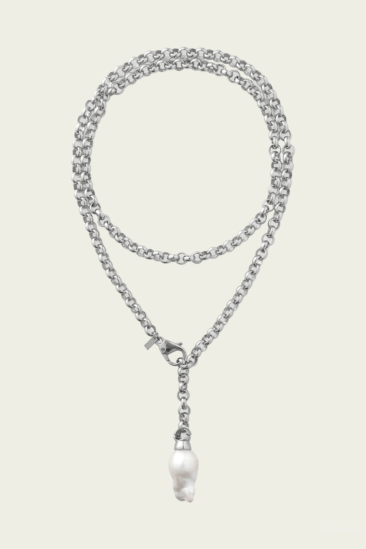 Carmela Necklace in Silver - shop - olivia.com