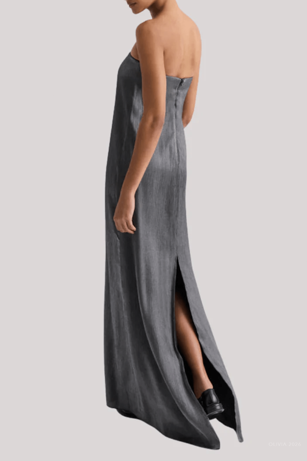 Carolyns Gown in Charcoal - shop - olivia.com