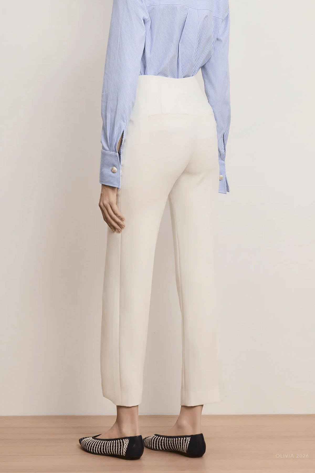Carys Cropped Pant in Dove - shop - olivia.com