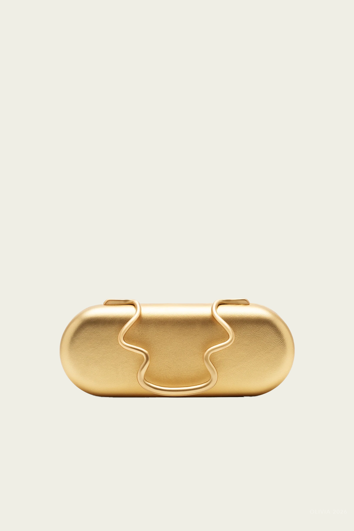 Ilaria Clutch in Brass