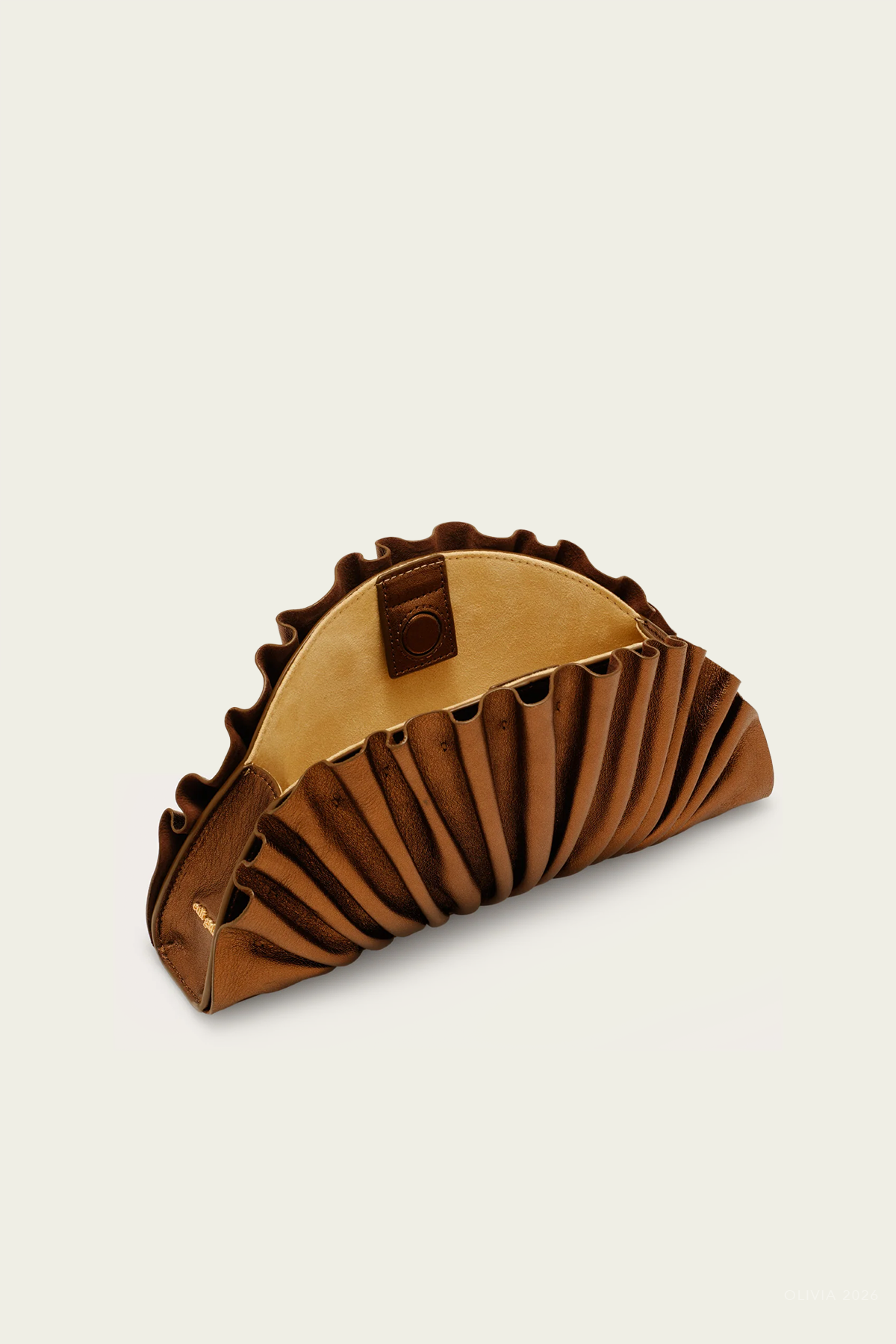 Nala Mini Clutch in Bronze