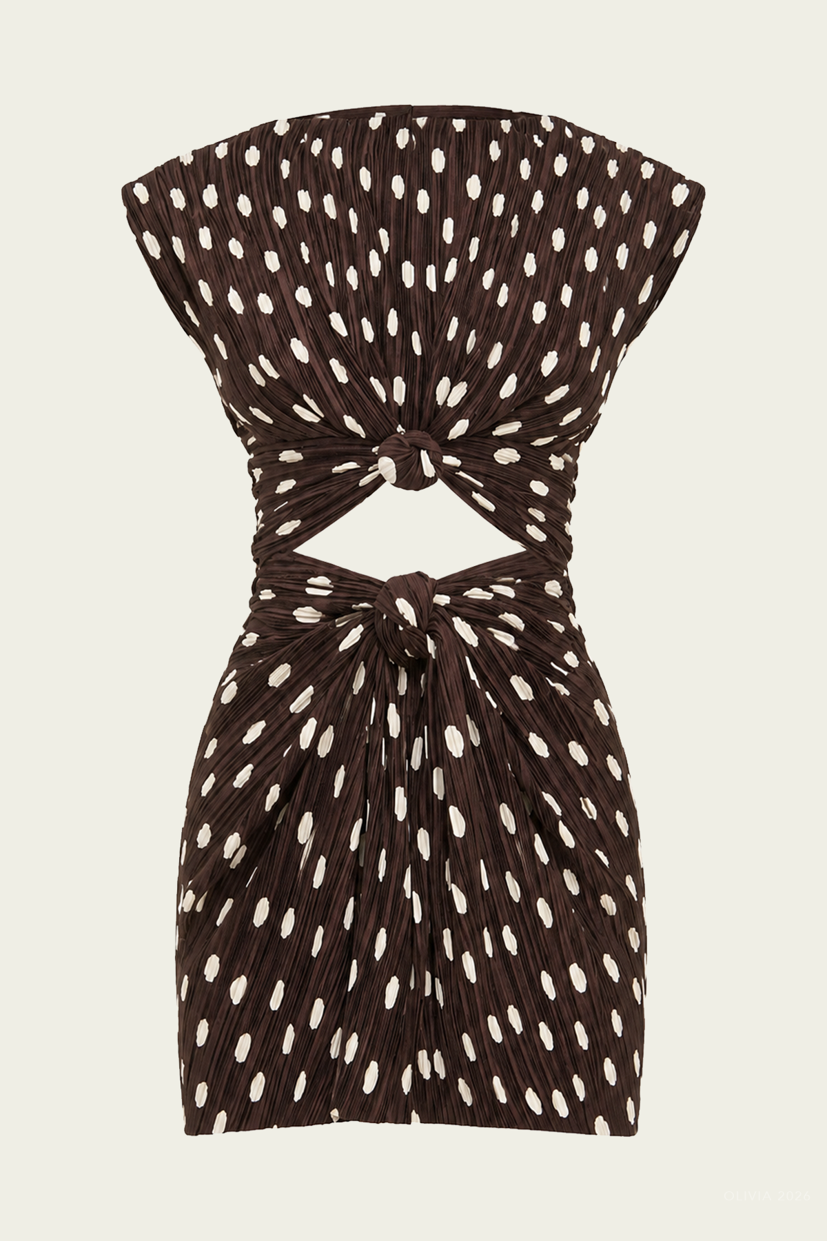 Marilou Mini Dress in Polka Dot Luwak