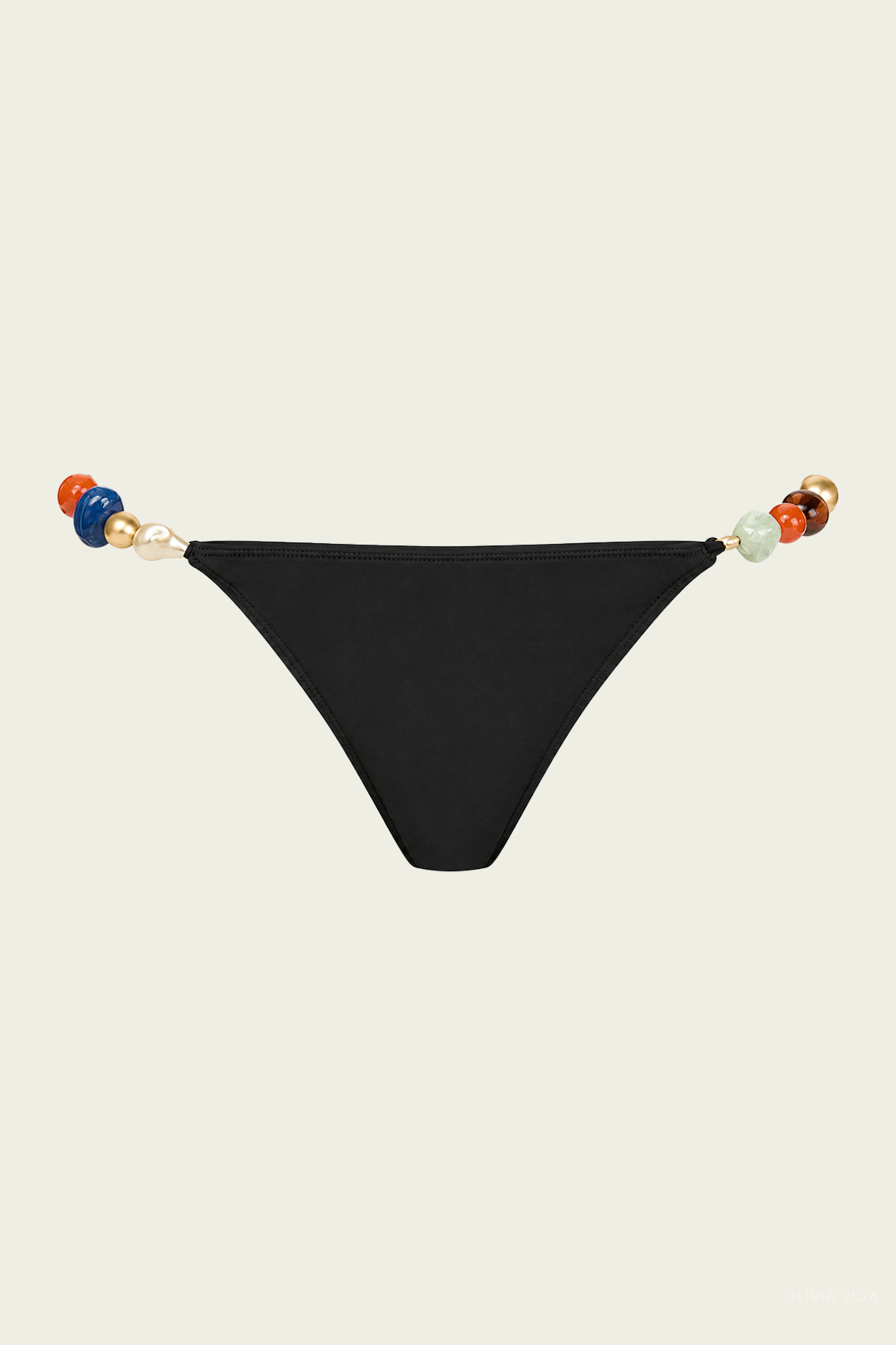 Quincy Bikini Bottom in Black