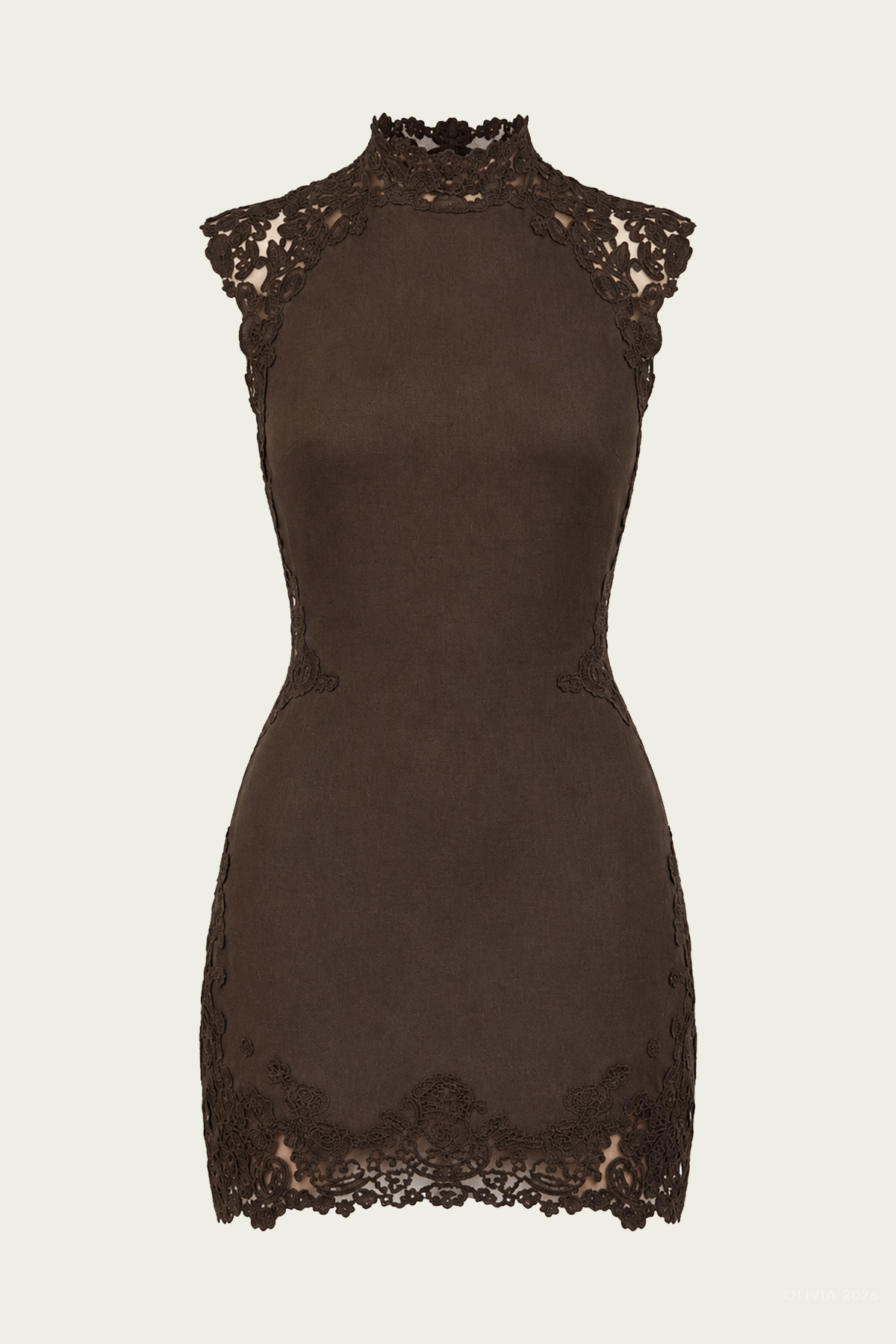 Riti Mini Dress in Luwak