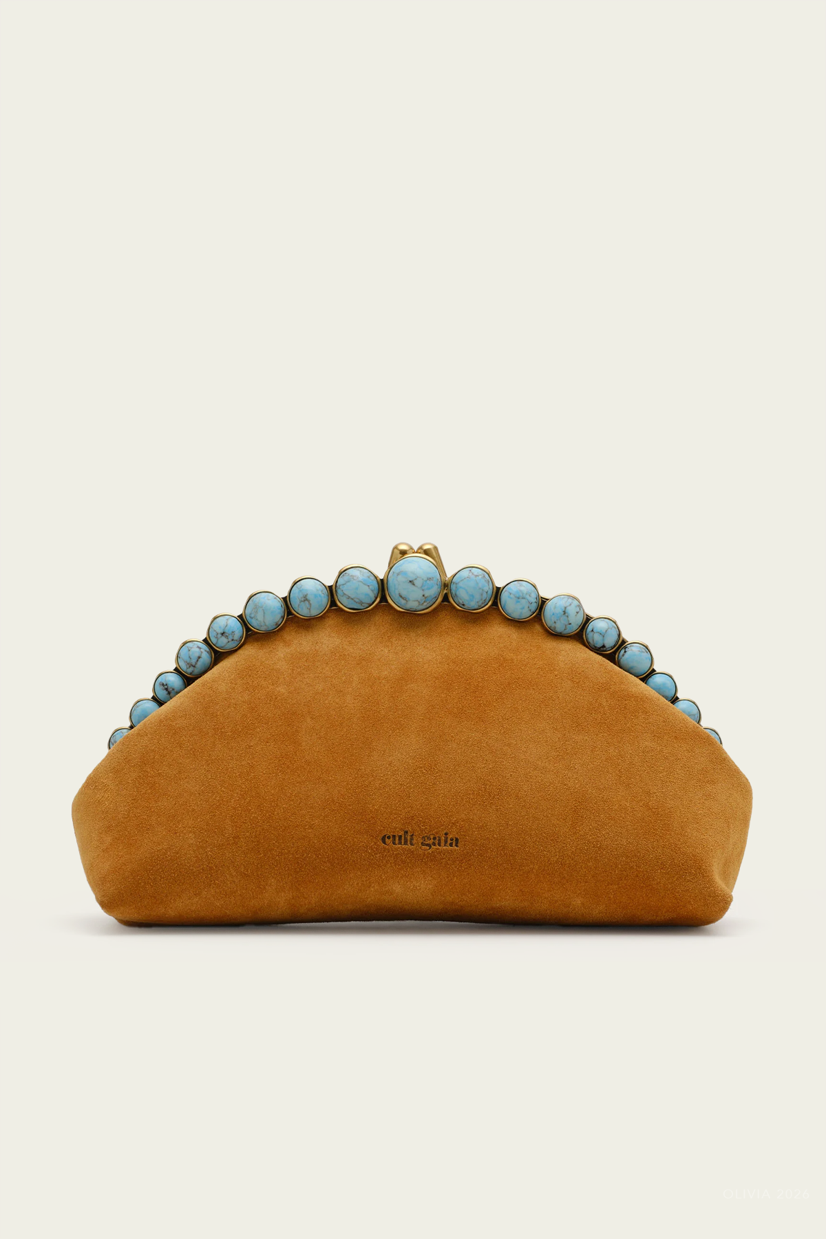 Una Clutch in Toasted Caramel