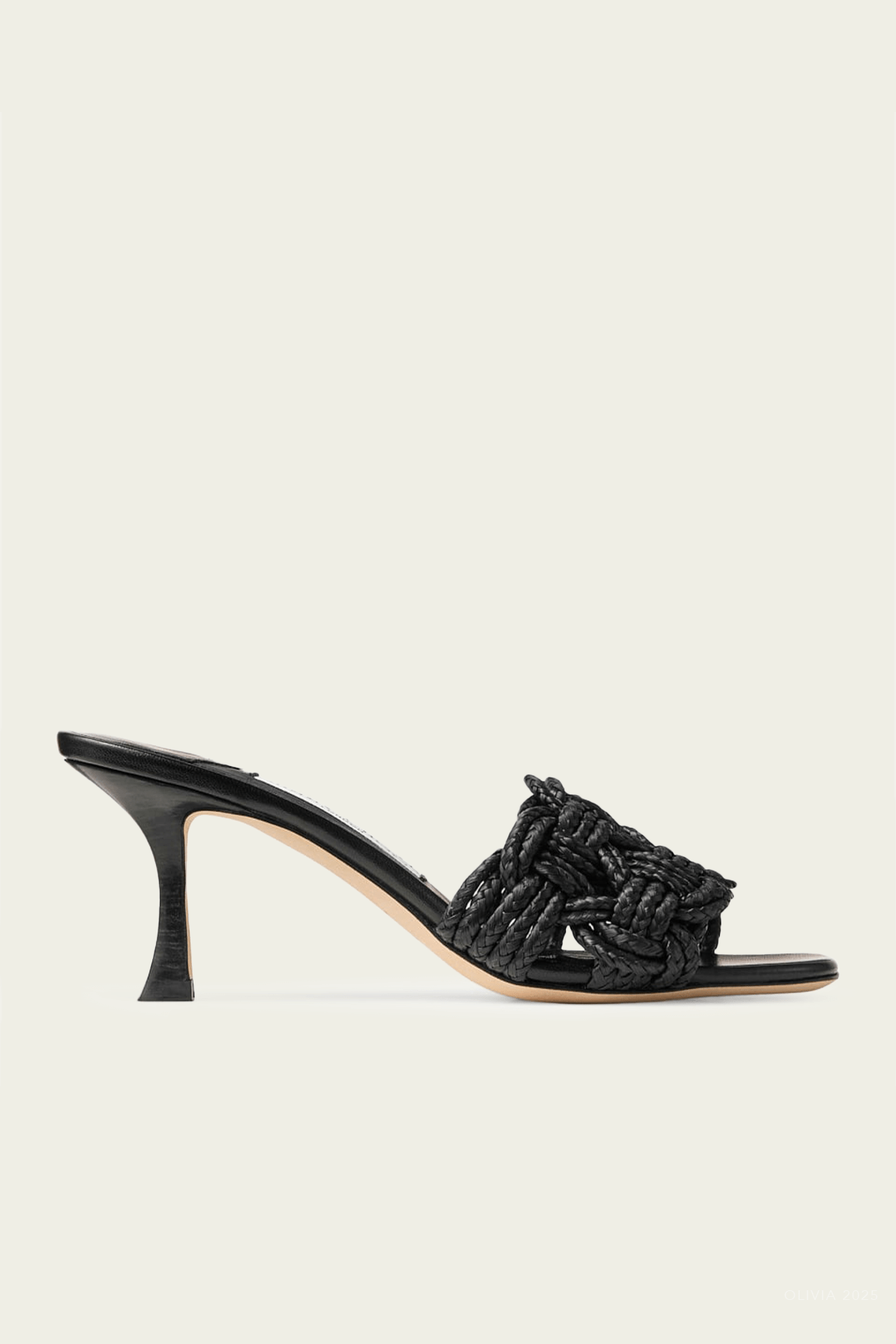 Chara 70 Nappa Leather Sandals in Black - shop - olivia.com