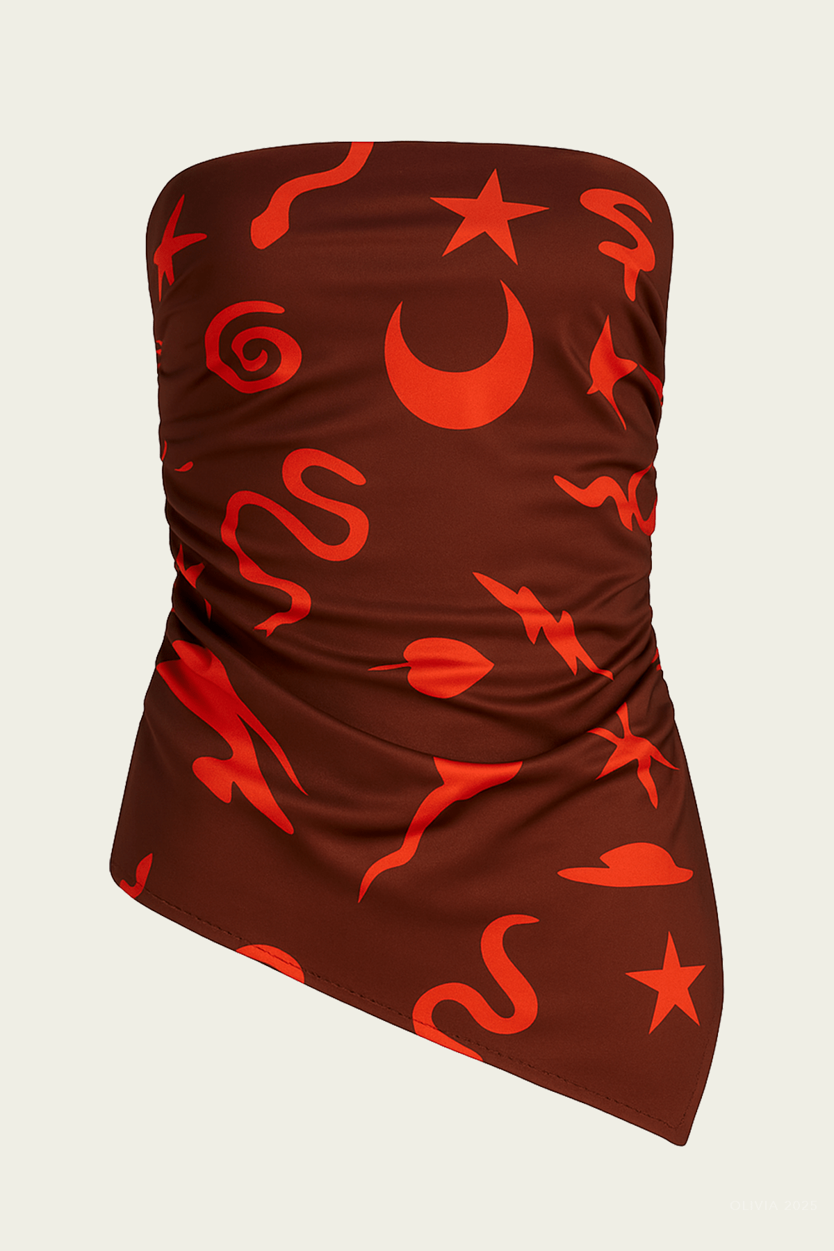 Charlotte Top in Cairo Carmin - shop - olivia.com