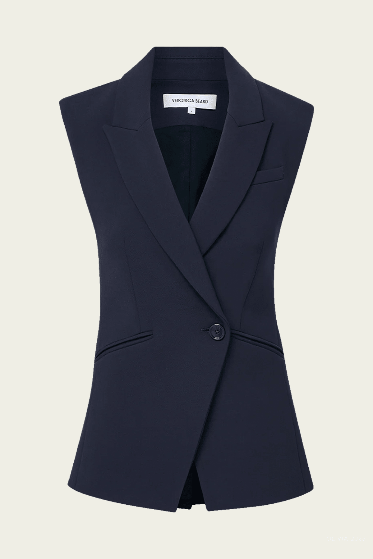 Ciel Tailored Vest in Navy - shop - olivia.com