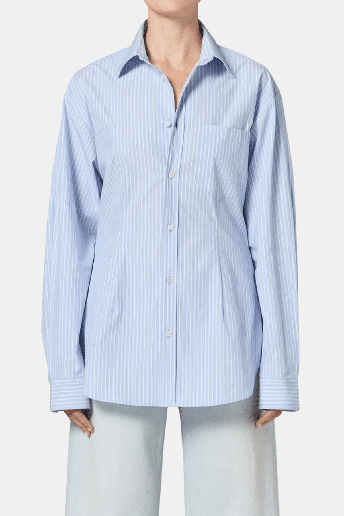 Cinch Shirt in Webb Stripe - shop - olivia.com
