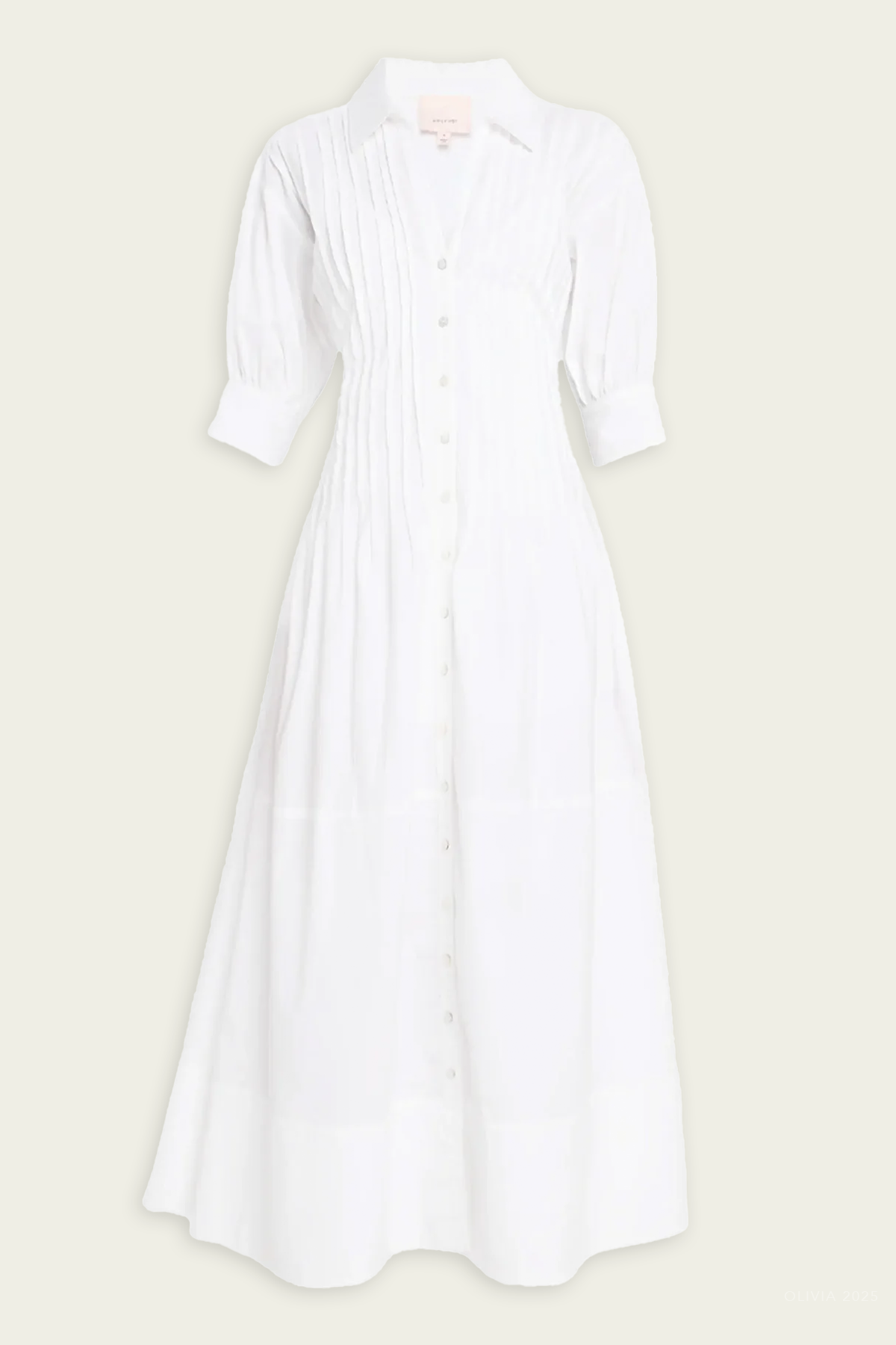 Monty Dress in White