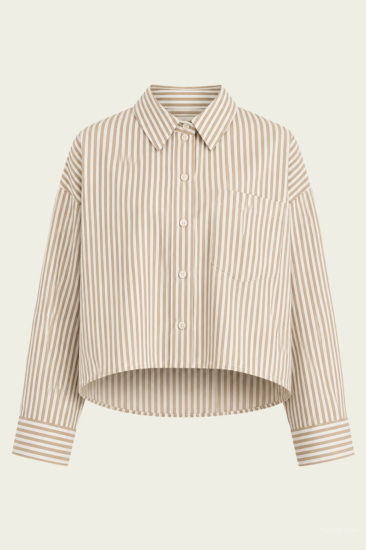 Petit Ami Shirt in Sandatlas Stripe