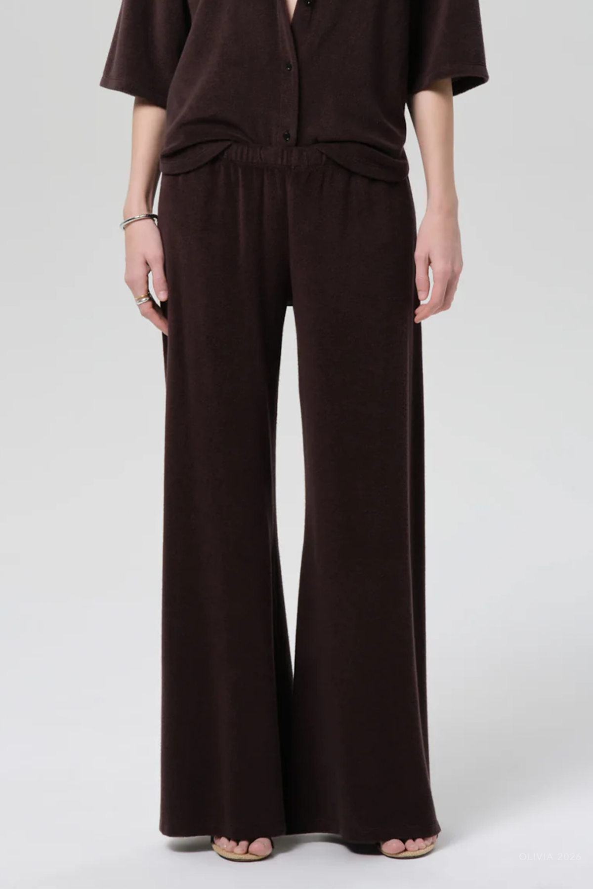 Nora Pull On Pant in Chocolate
