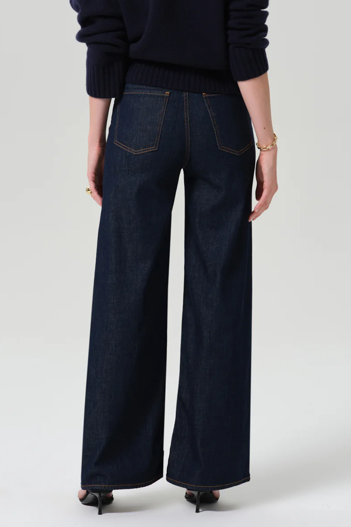 Lyra Long Wide Leg in Soft Rinse