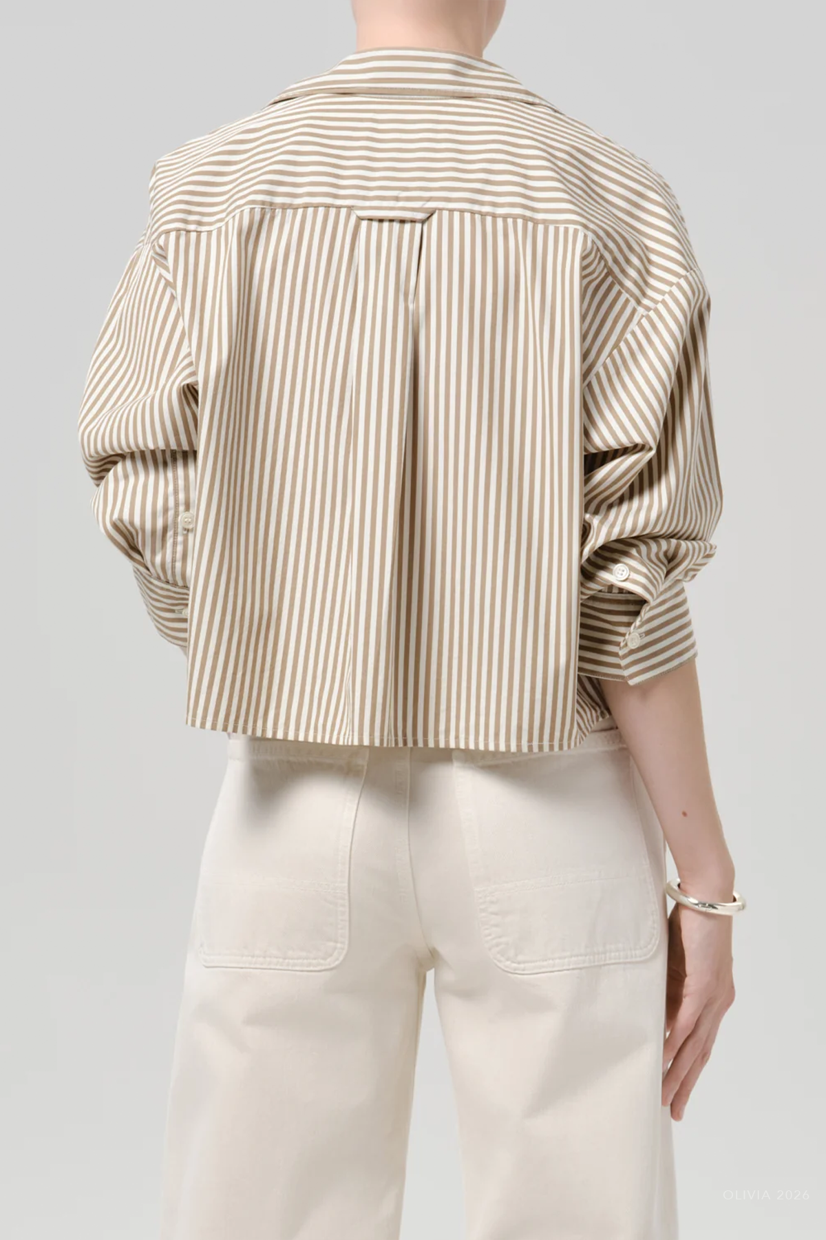 Petit Ami Shirt in Sandatlas Stripe