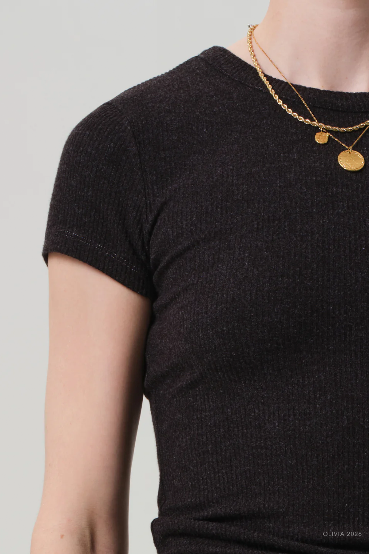Nello Tee in Heather Brown
