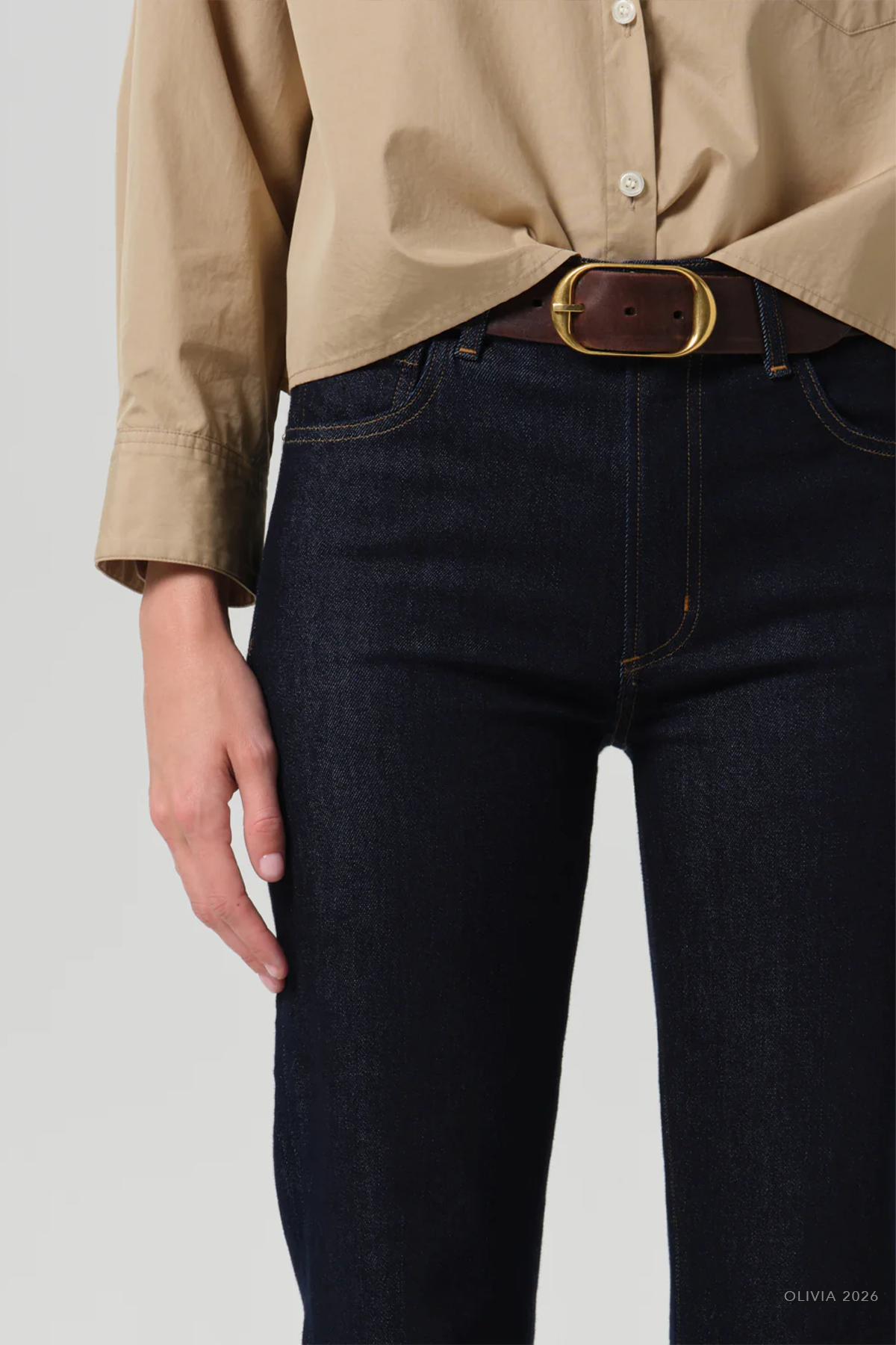 Lilah High Rise Bootcut 32.5" in Inky Rinse