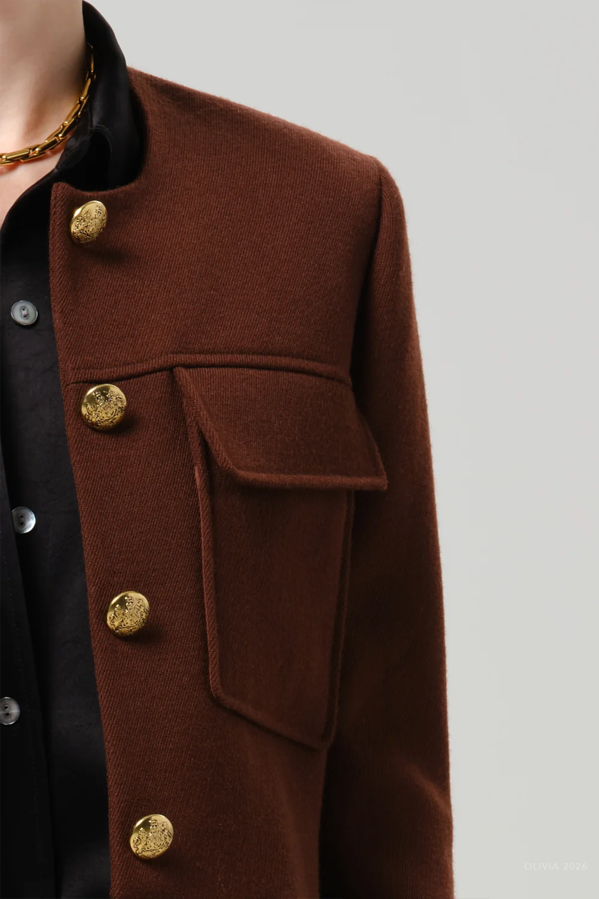 Sophia Jacket in Brandy