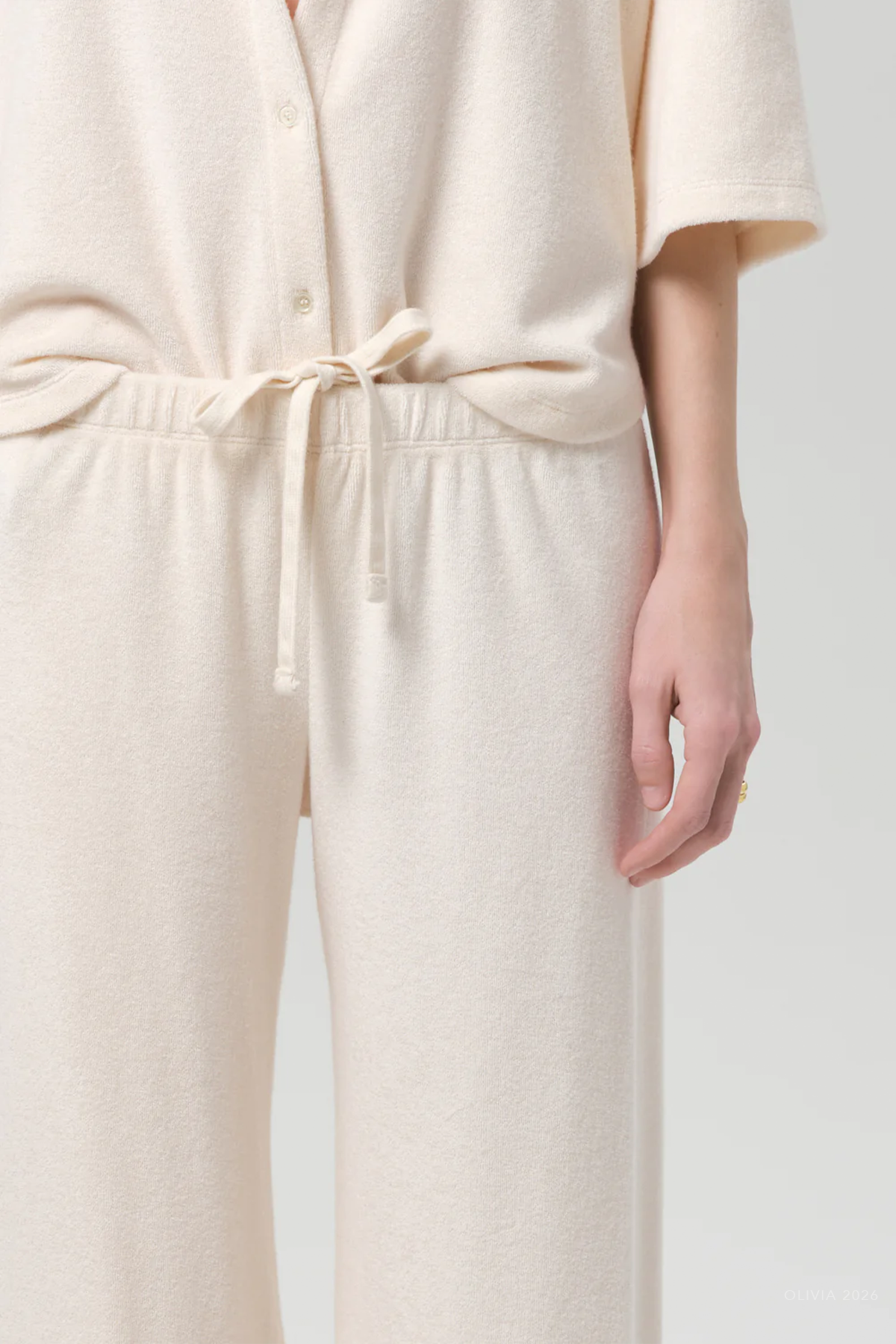 Nora Pull On Pant in Cream