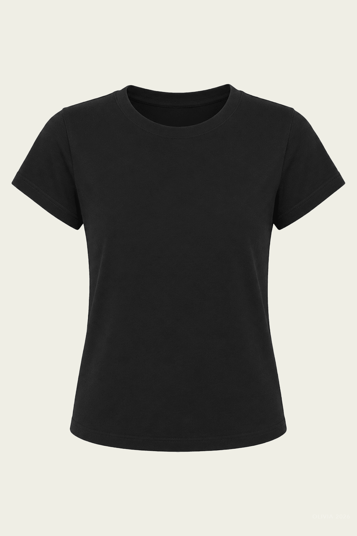 Kai Baby Tee in Washed Black