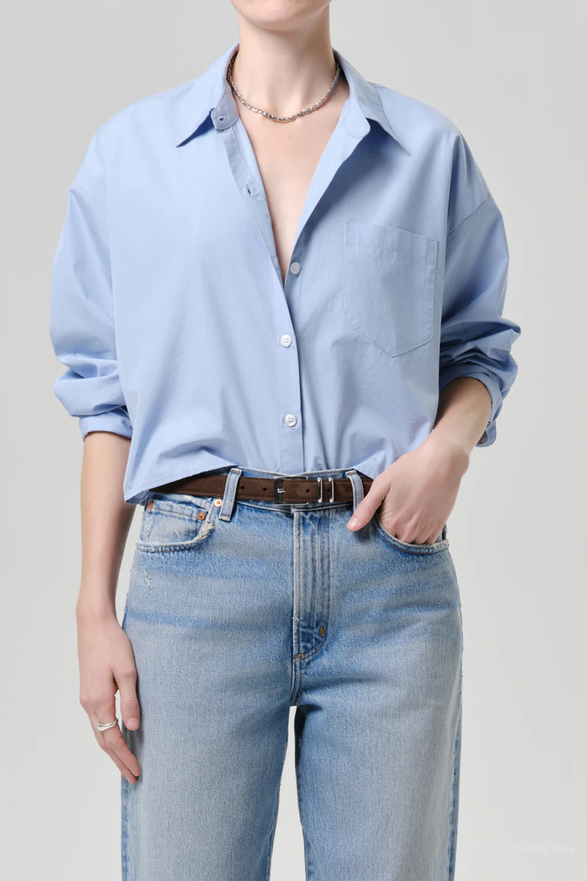 Petit Ami Shirt in French Blue