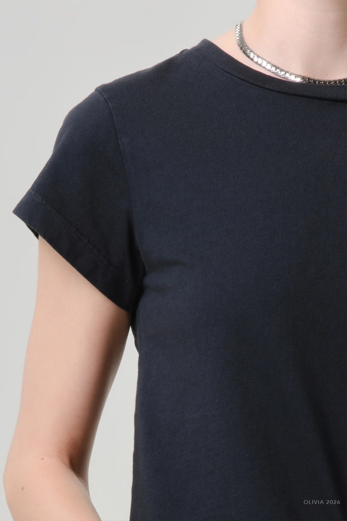 Kai Baby Tee in Washed Black