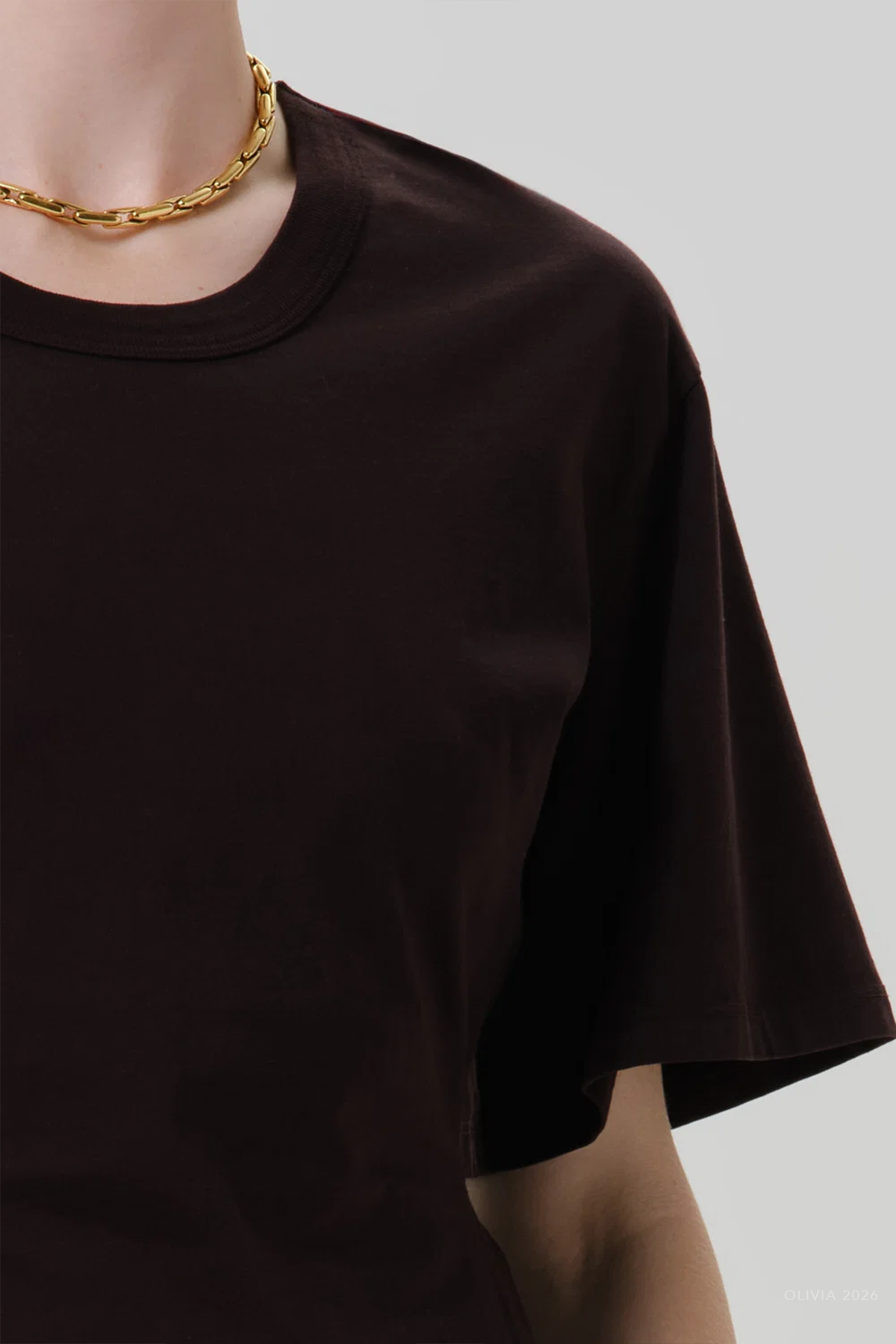 Rework Men's Tee in Chocolate