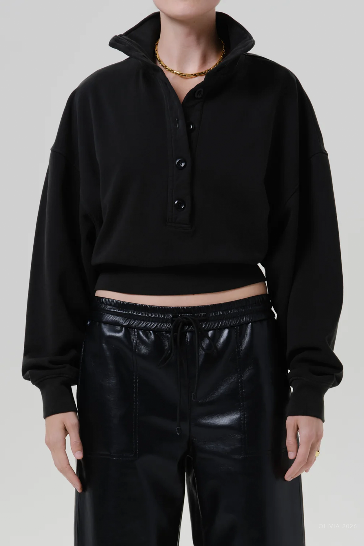 Mirelle Funnel Neck in Juniper