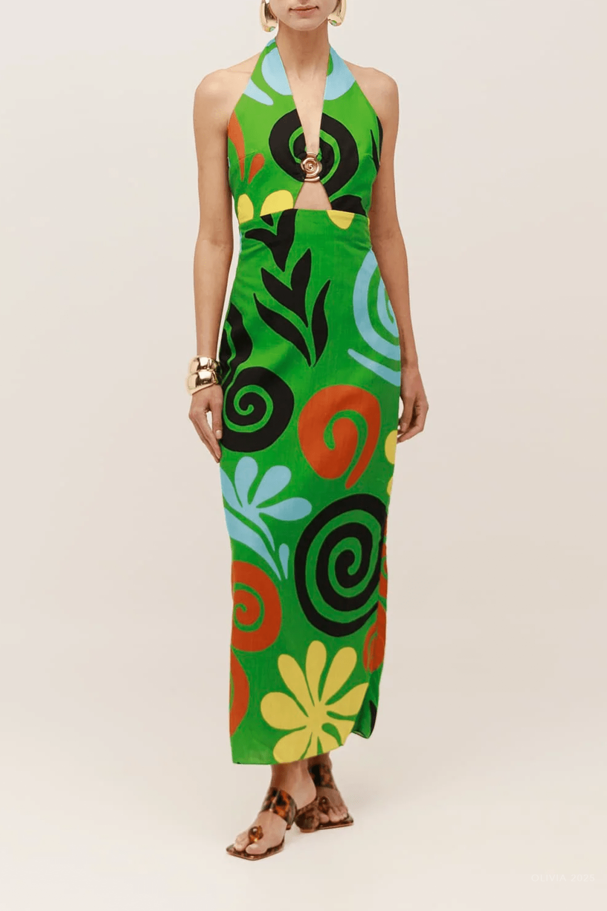 Clara Dress in Cenote Multi - shop - olivia.com