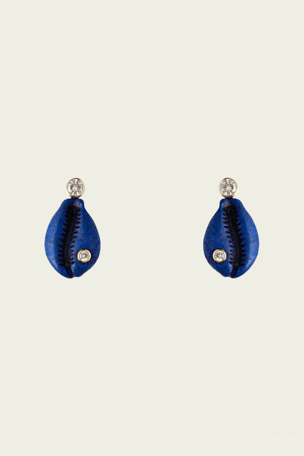 Coralina Earrings in Lapis - shop-olivia.com