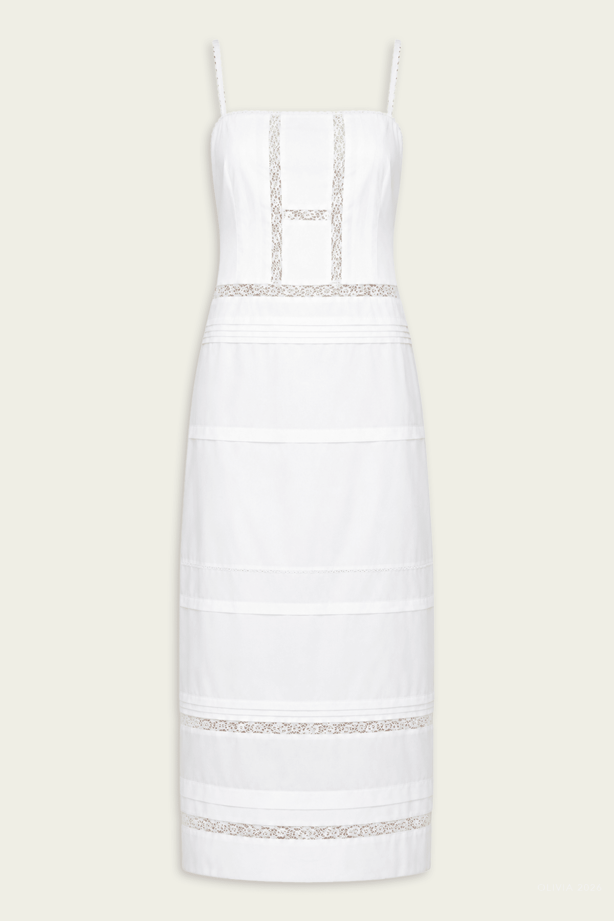 Corinna Dress in Ivory - shop - olivia.com