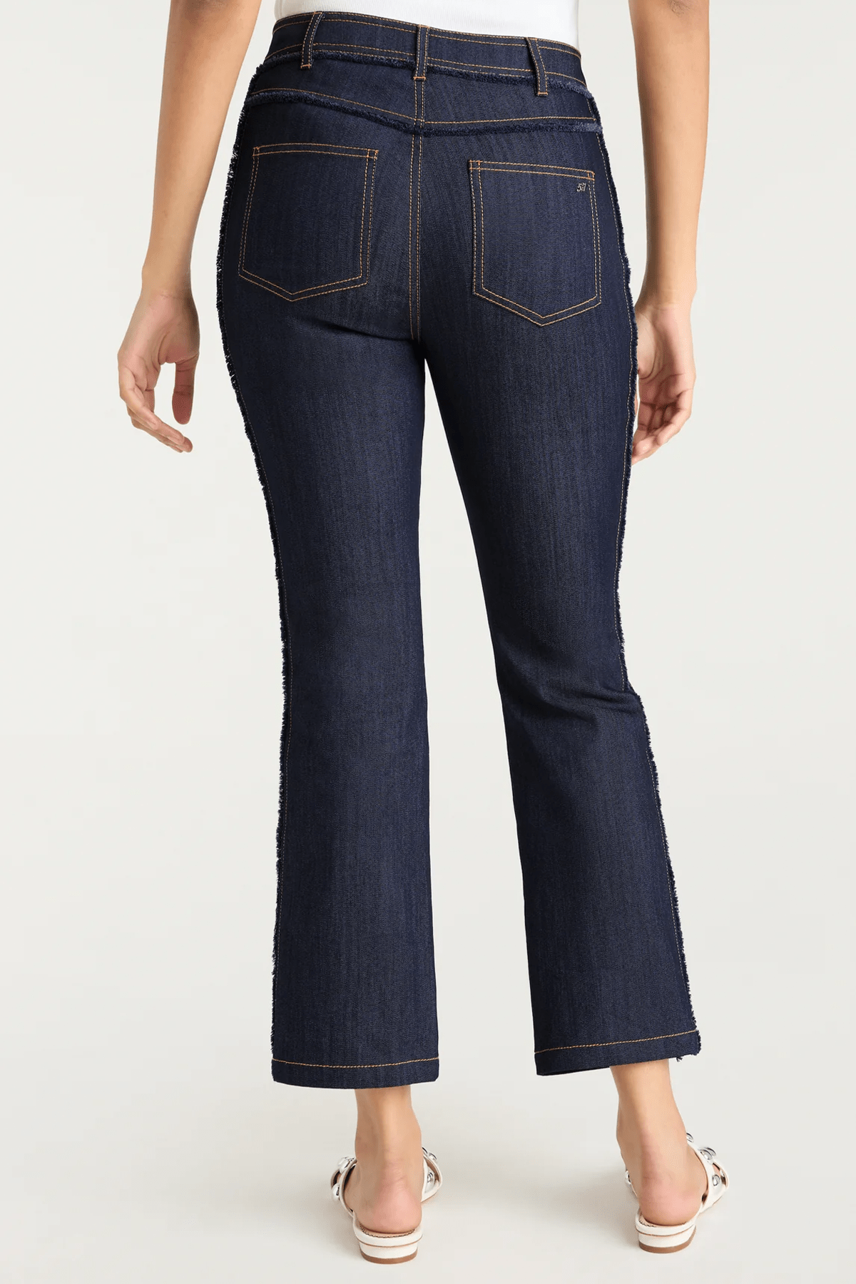 Cropped Sallie Pant in Indigo - shop - olivia.com