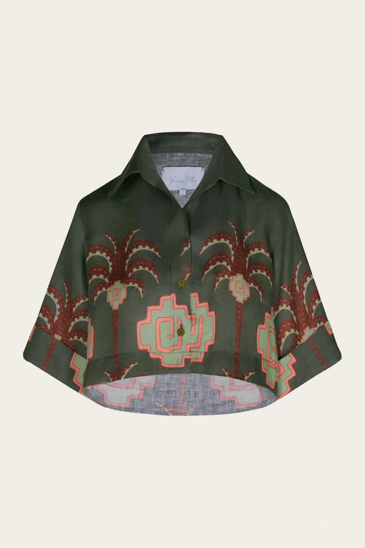 Cumbi Shirt in Green Chocolate - shop - olivia.com