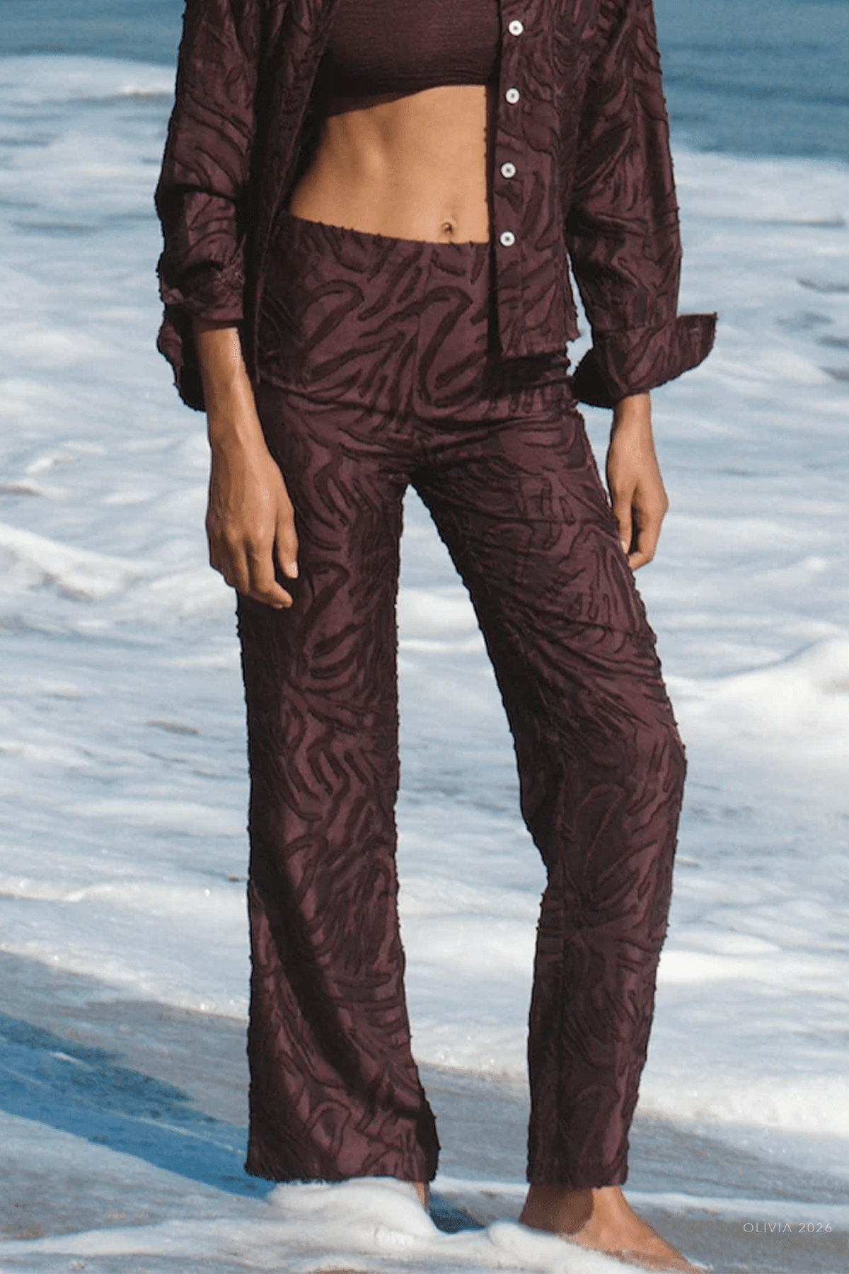 Dawn Pant in Fudge - shop - olivia.com