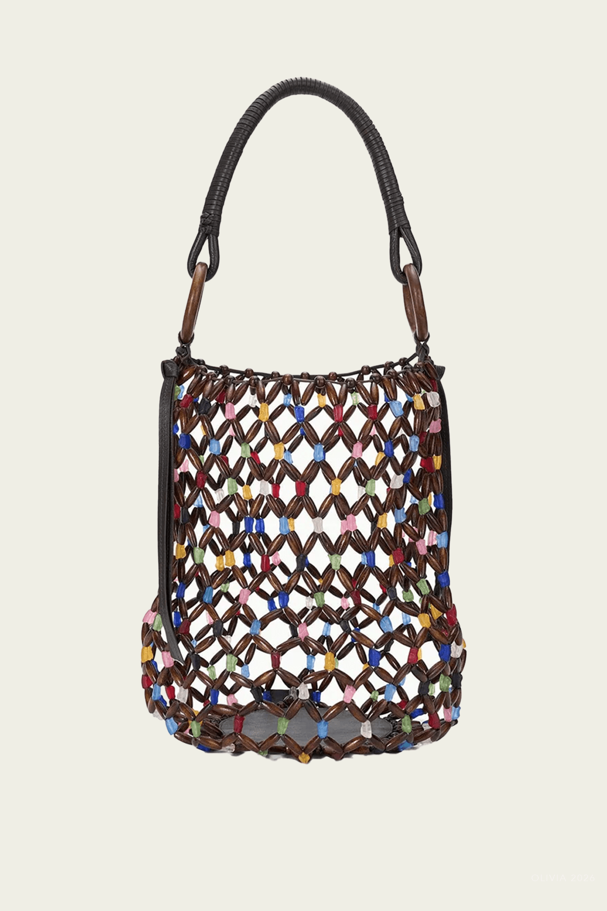 Del Mar Bucket Bag in Sea Glass Multi - shop - olivia.com