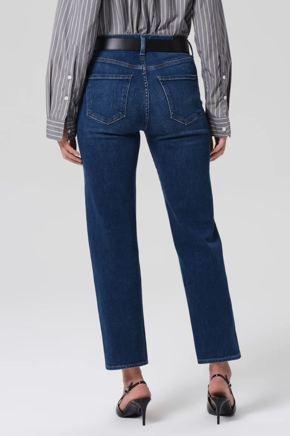 Delfina High Rise Straight in Pierre - shop - olivia.com