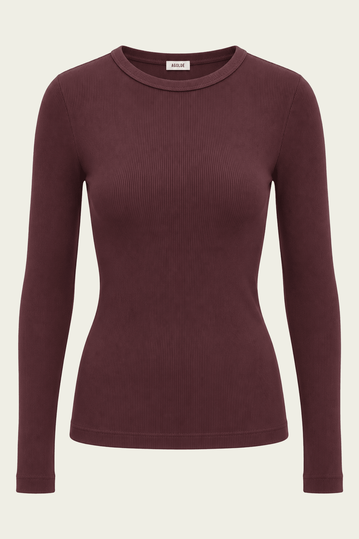 Delphi Slim Tee in Corinth - shop-olivia.com