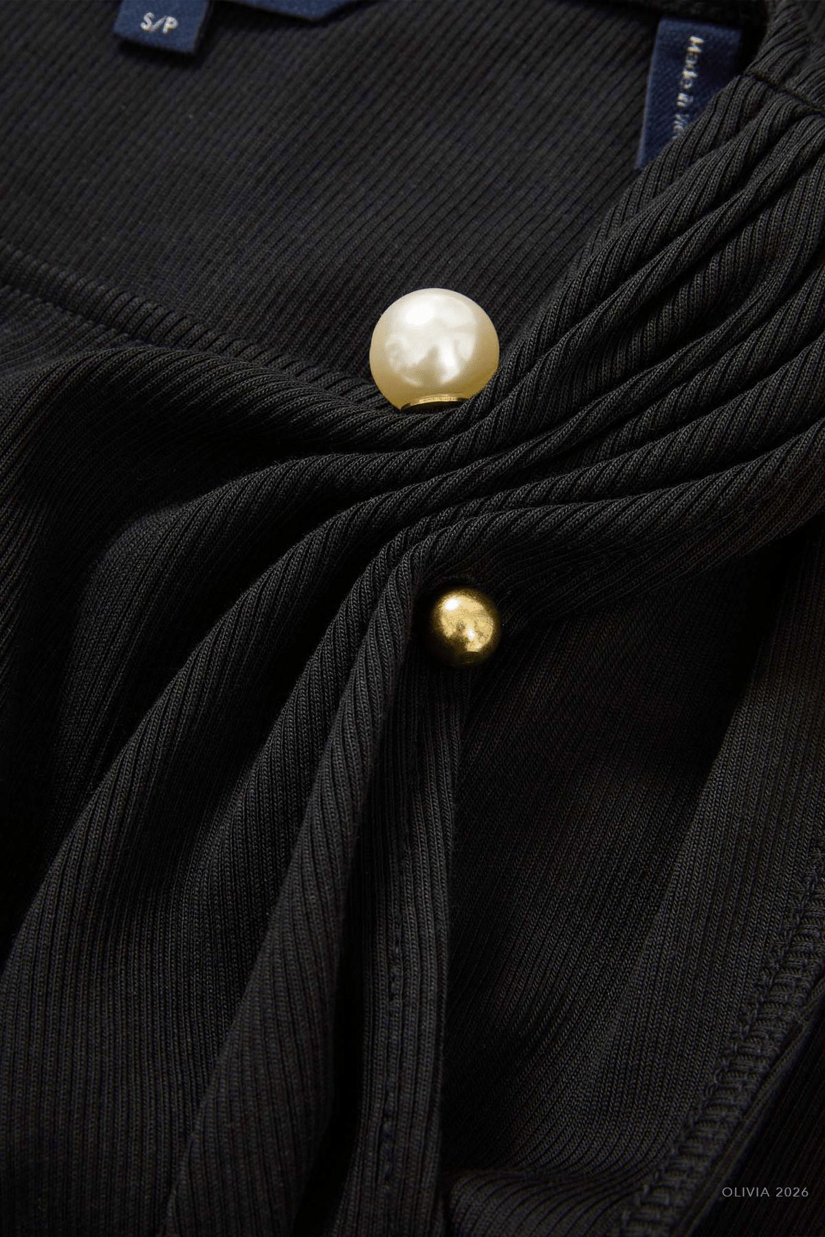 Deylin Brooch Tank Top in Black - shop-olivia.com