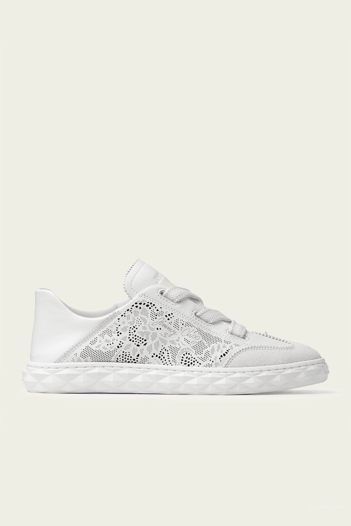 Diamond Light Flex F Perforated Trainers in White - shop - olivia.com