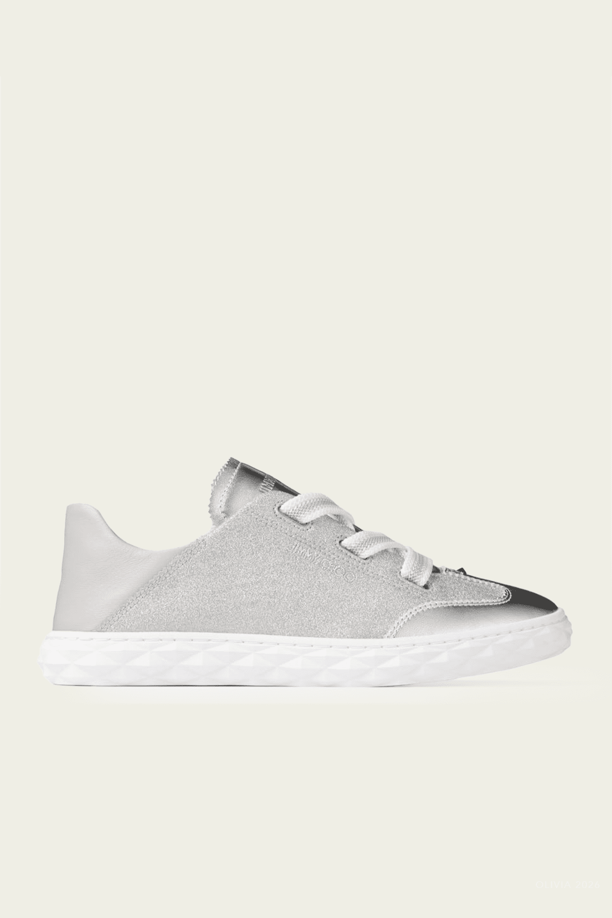 Diamond Light Flex F Trainers in Silver Glitter - shop - olivia.com