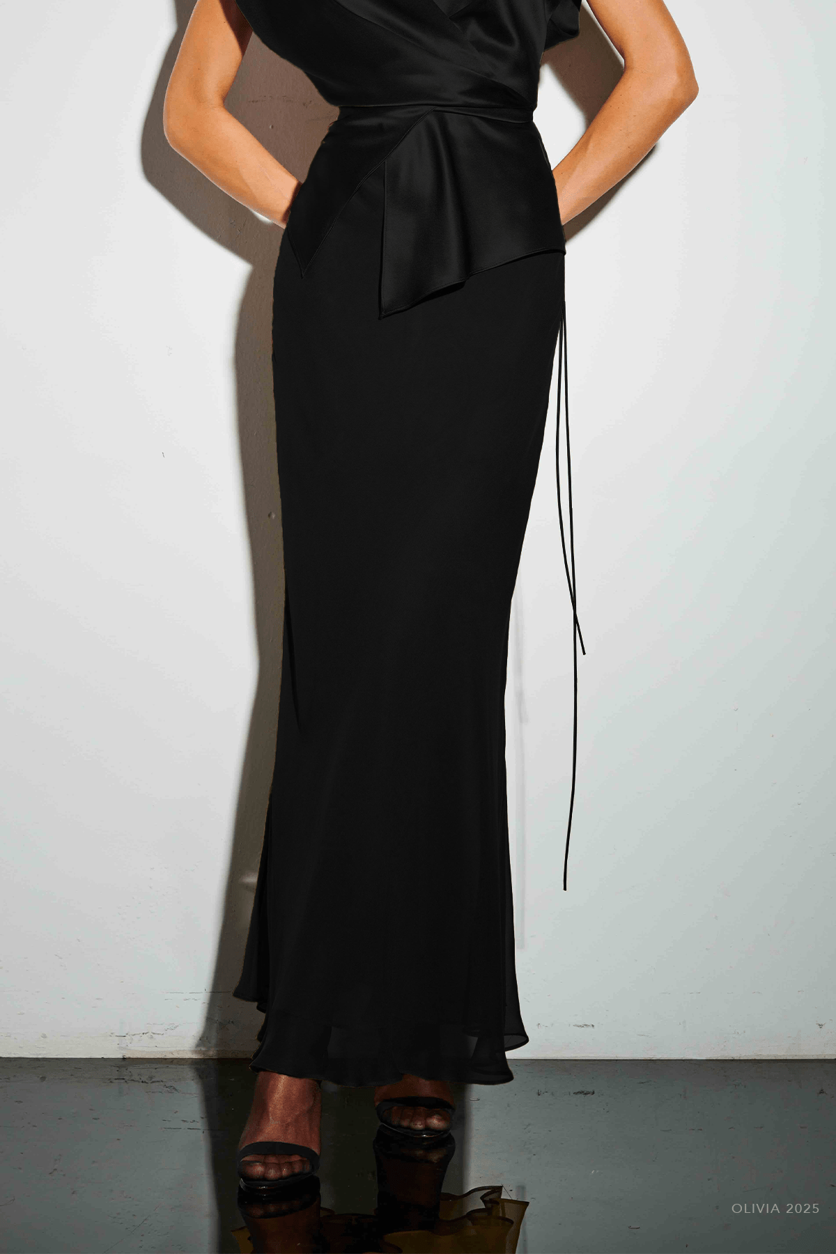 Diaphanous Skirt in Black - shop - olivia.com