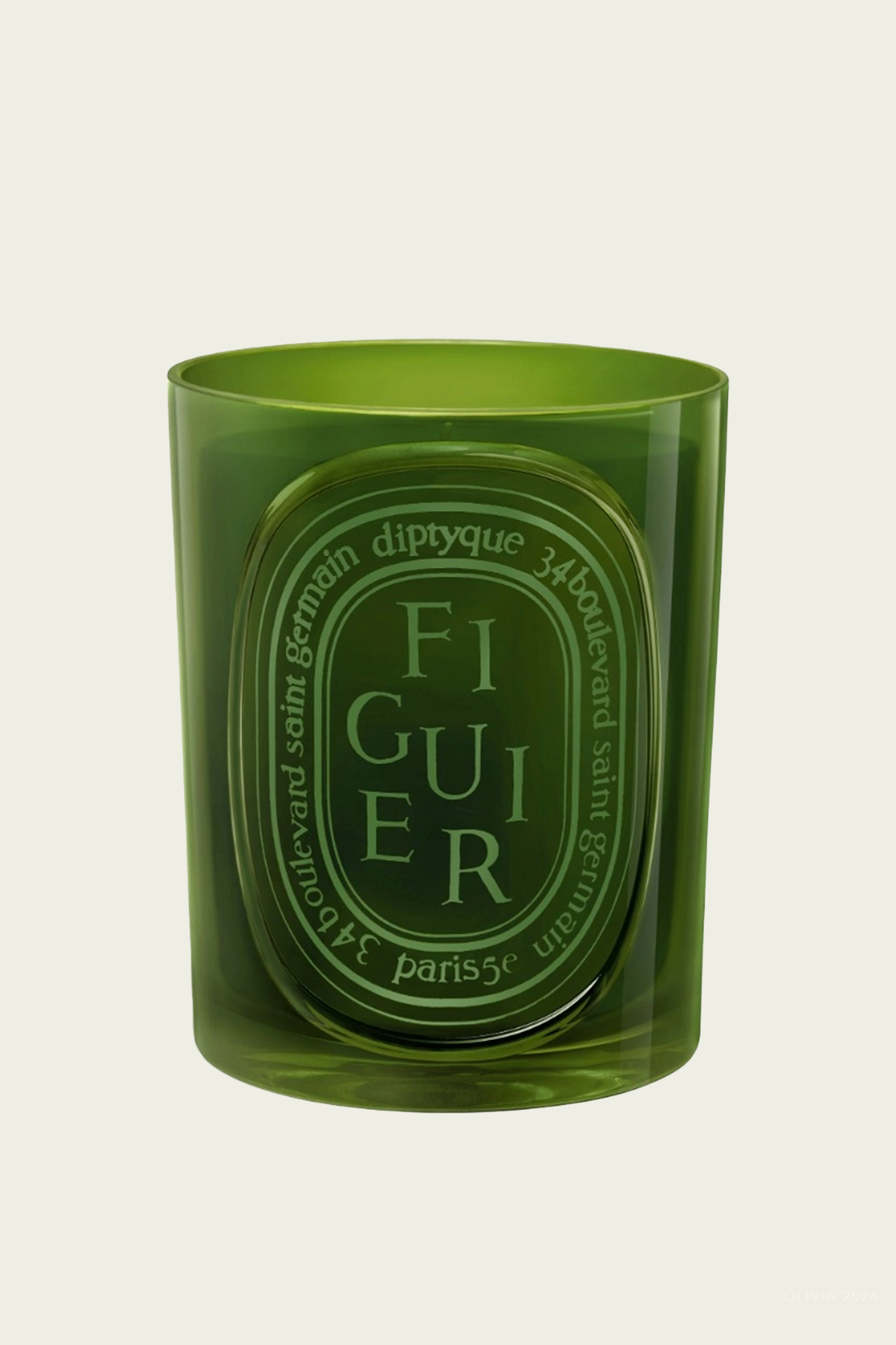 diptyque FIGUIER 香り付きキャンドル 190g 未使用 箱無し Figuier Medium Colored Candle 10.6oz - NEW VERSION