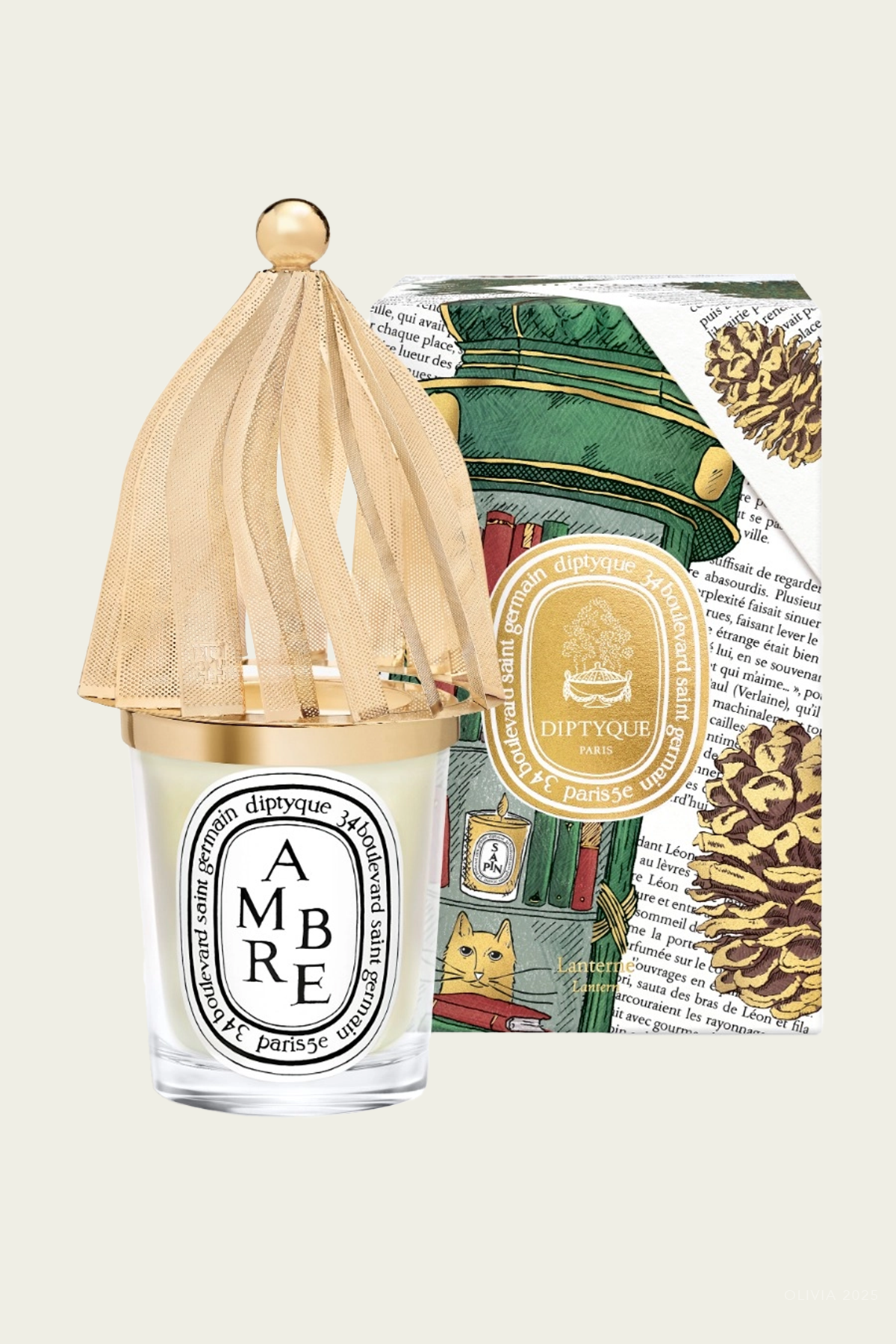 Holiday Lantern for Classic Candle 190g - Holiday Edition 2025