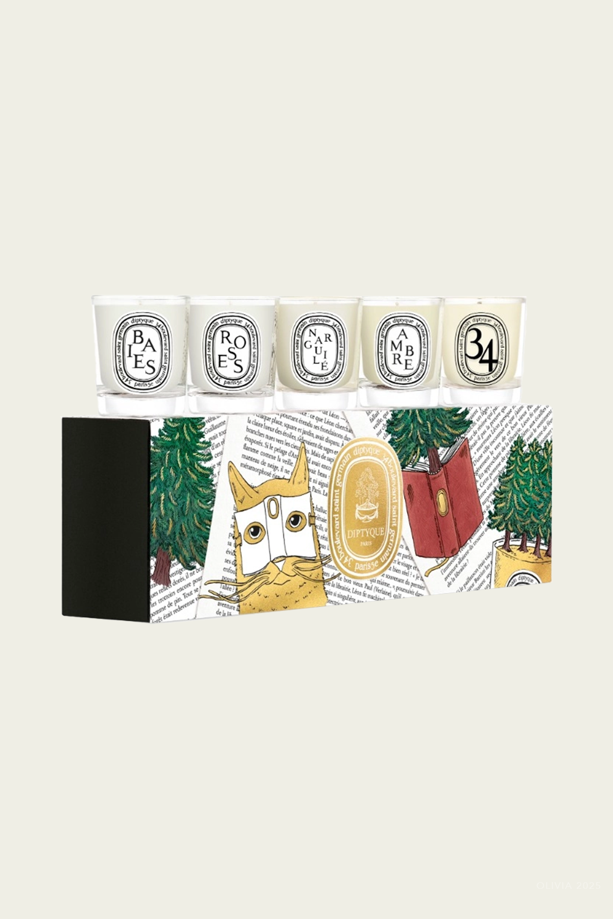 Set of 5 Small Scented Candles 35g - Holiday Edition 2025