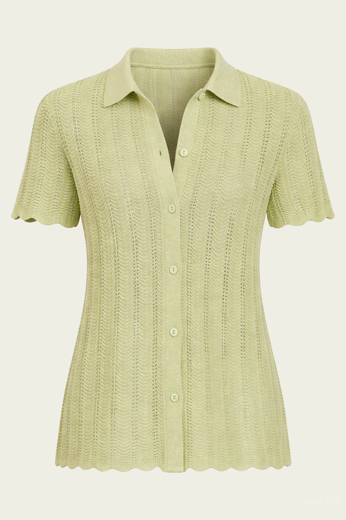 Irene Shirt in Matcha