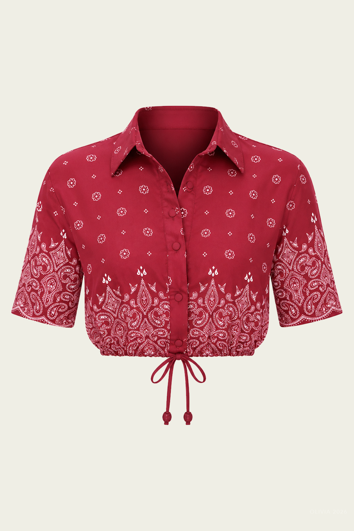 Rosie Top in Merlot