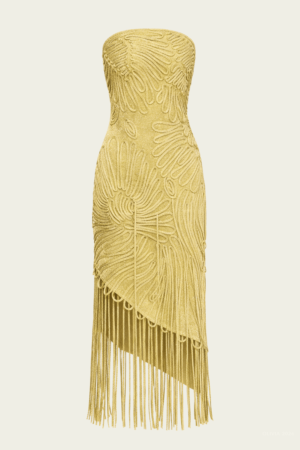 Edina Gown in Gold - shop - olivia.com