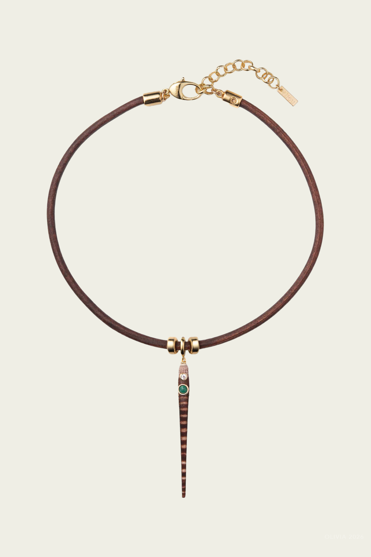 Selkie Necklace in Brown